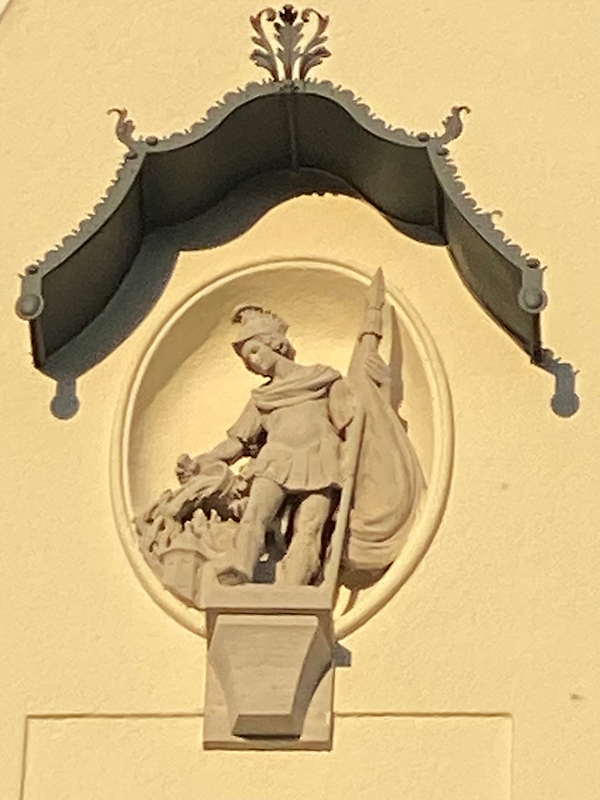 Wandrelief Hl. Florian | 23. Bezirk | Bilder aus Wien | Bilder im